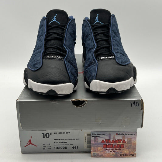 Size 10.5 - Air Jordan 13 OG 1998 Low Brave Blue Black White Leather 136008-441