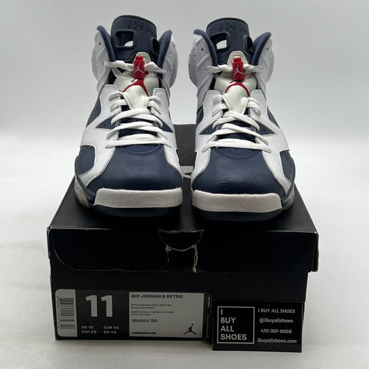 Size 11 - Air Jordan 6 Retro 2012 Olympic (384664-130)