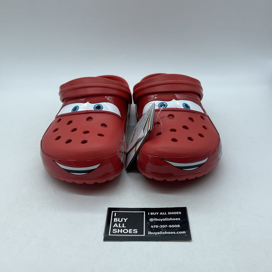Size 9 - Crocs Classic Clog Lightning McQueen 2021 Rubber Red (205759-610)