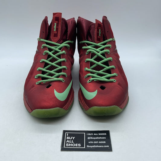 Size 10.5 - Nike LeBron 10 Christmas (541100-600)