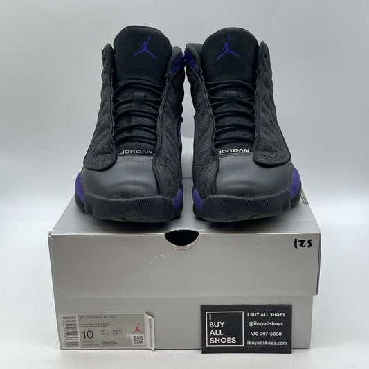 Size 10 - Jordan 13 Retro Court Purple Black Suede Leather (DJ5982-015)