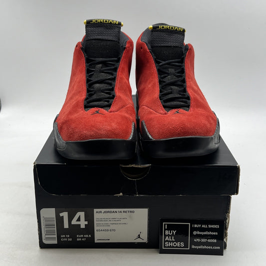 Size 14 - Air Jordan 14 Retro Ferrari (654459-670)