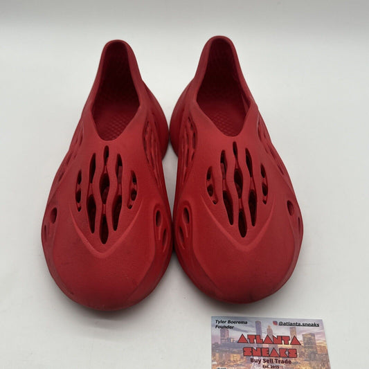 Size 10 - adidas Yeezy Foam Runner Vermillion Red Comfy Boost Foam Slip On Shoe