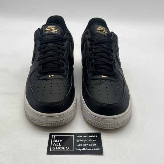 Size 10.5 - Nike Air Force 1 '07 LV8 Metallic Swoosh Pack - Black (DA8581-001)
