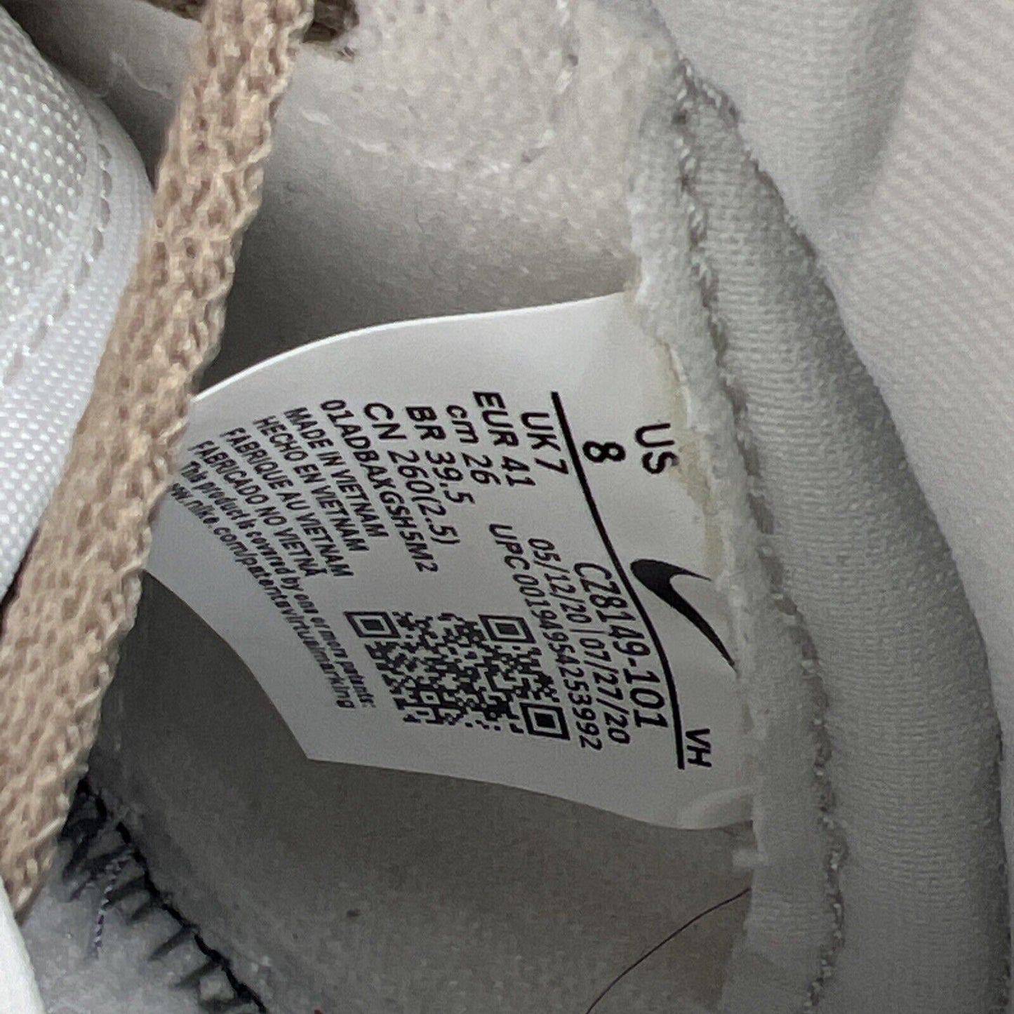 Size 8 - Nike Dunk SP High Pure Platinum (CZ8149-101)