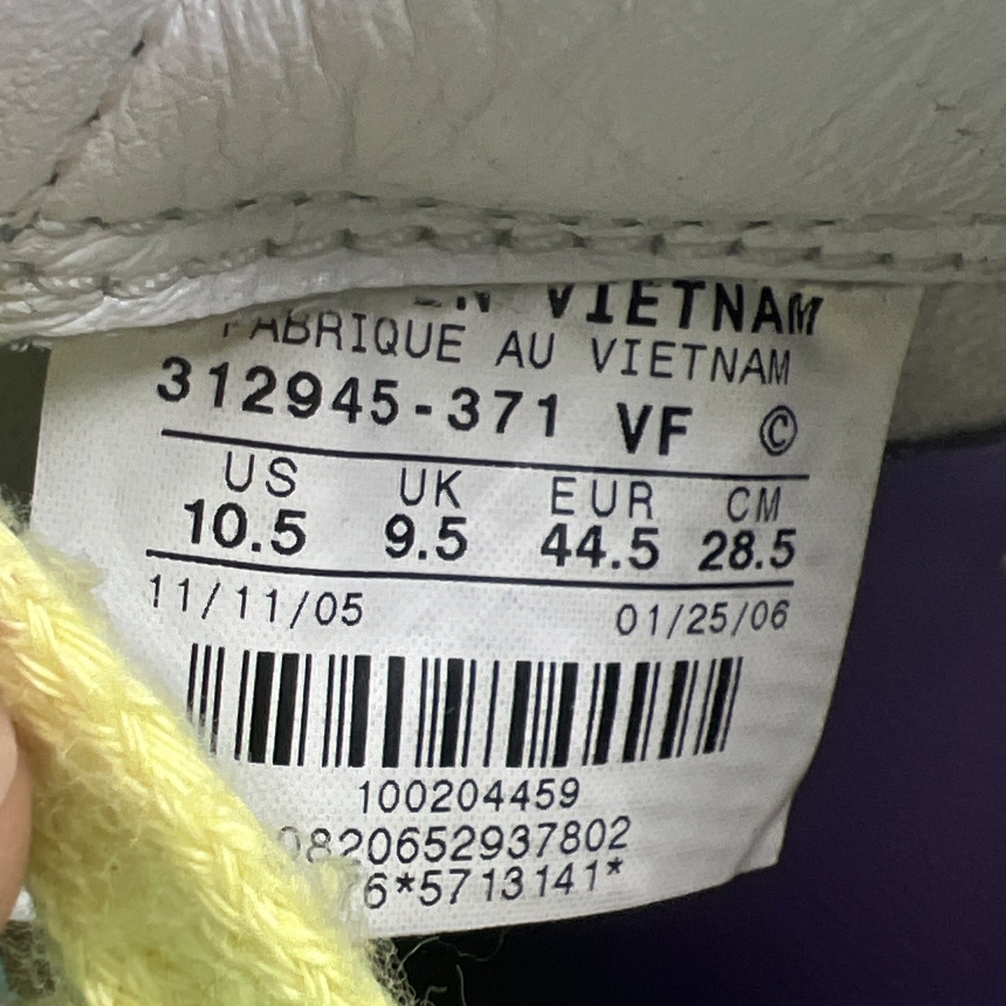 Size 10.5 - Nike Air Force 1 Premium Easter Egg (312945-371)
