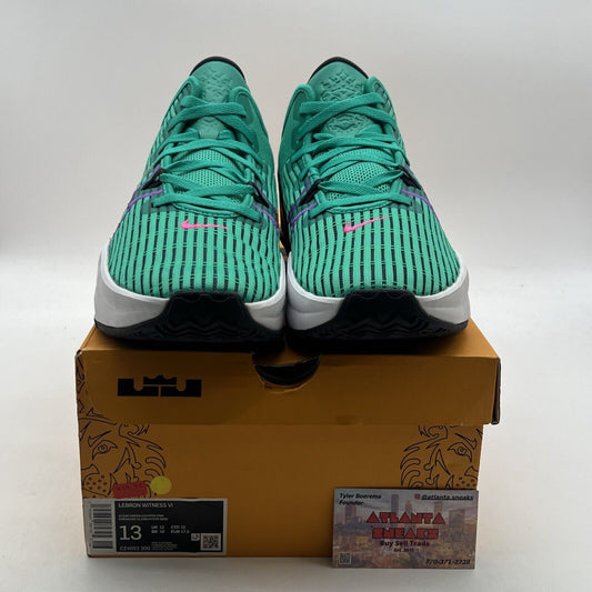Size 13 - Nike LeBron Witness 6 Emerald Berry (CZ4052-300)