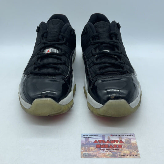 Size 11 - Air Jordan 11 Retro Low Infrared 23 Black White Red (528895-023)