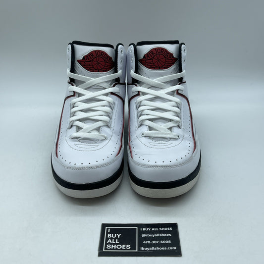 Size 9 - Air Jordan 2 Retro QF 2010 Varsity Red White Leather (395709-101)