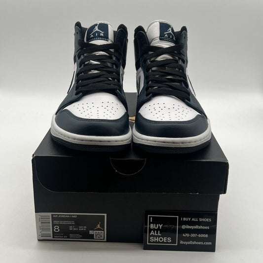Size 8 - Air Jordan 1 Mid Armory Navy (554724-411)