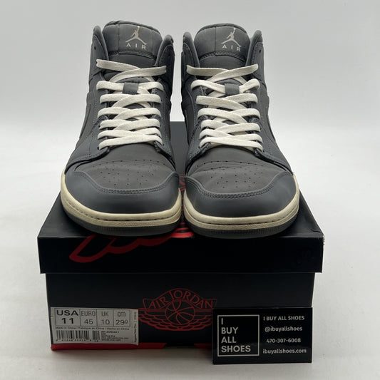 Size 11 - Air Jordan 1 Retro Mid Cool Grey (554724-014)