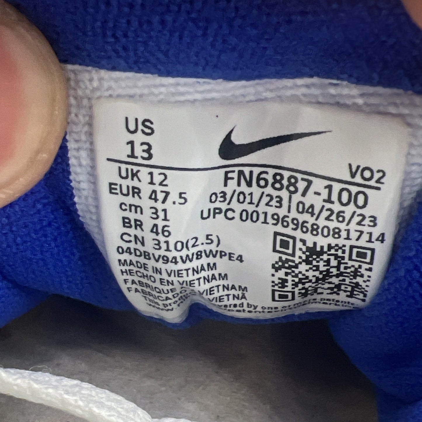 Size 13 - Nike Air Cross Trainer 3 Low Hyper Pink Racer Blue (FN6887-100)