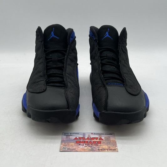 Size 10 - Jordan 13 Retro Hyper Royal 2020 Black Blue Leather (414571-040)