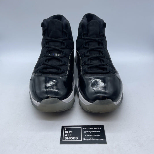 Size 14 - Jordan 11 Retro High Space Jam Black Blue Suede Leather (378037-003)
