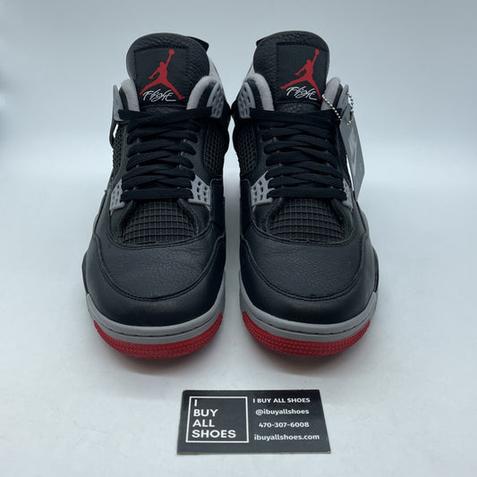 Size 11.5 - Jordan 4 Retro OG Mid Bred 2019 Black Leather (FV5029-006)
