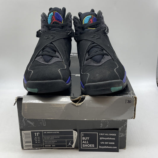Size 11.5 - Air Jordan 8 Retro 2007 Aqua (305381-041)
