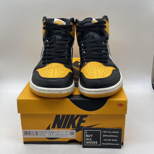 Size 11.5 - Air Jordan 1 Retro OG High Yellow Toe (555088-711)