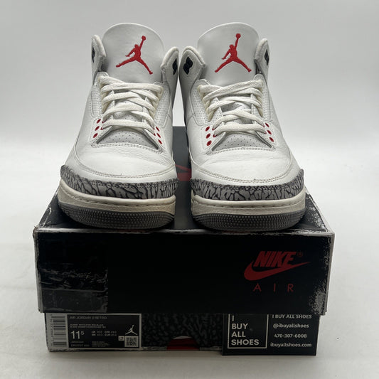 Size 11.5 - Air Jordan 3 Retro Mid White Cement Reimagined (DN3707-100)