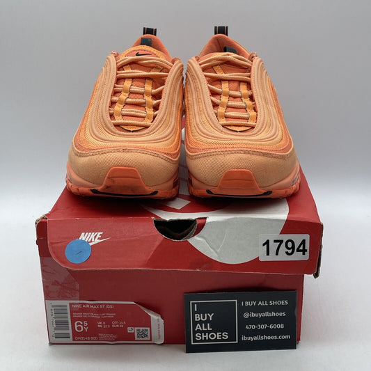 Size 6.5Y - Nike Air Max 97 City Special Los Angeles Orange Suede (DH0148-800)