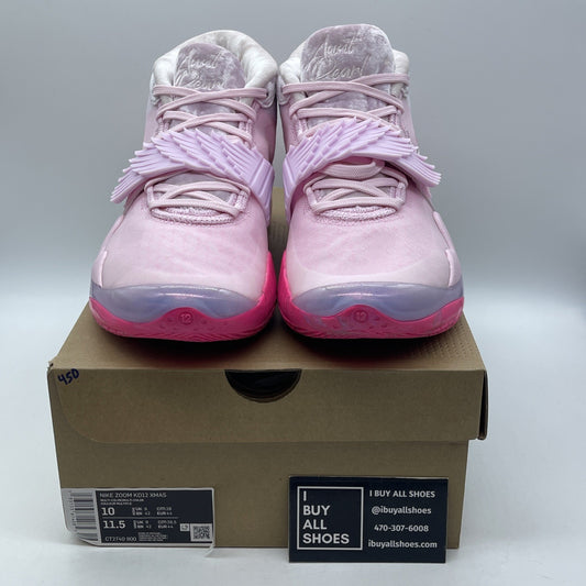 Size 10 - Nike KD 12 Aunt Pearl Pink Suede (CT2740-900)