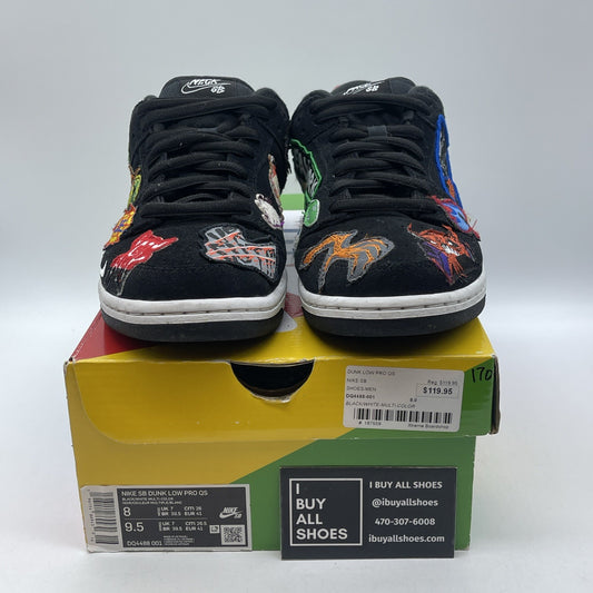 Size 8 - Nike SB Dunk Low Pro QS Neckface Black Multicolor White (FQ4488-001)