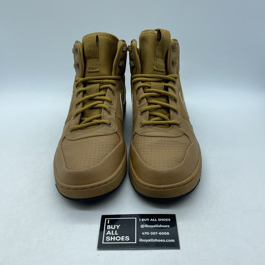 Size 8.5 - Nike Ebernon Winter Mid Wheat Brown Suede Leather (AQ8754-700)