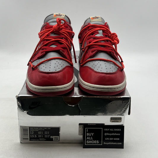Size 12 - Nike Dunk Low x OFF-WHITE University Red 2019 (CT0856-600)