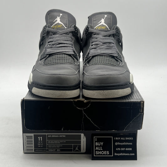 Size 11 - Air Jordan 4 Retro 2004 Cool Grey (308497-001)