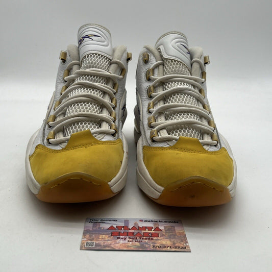 Size 9 - Reebok Question Mid Yellow Toe (FX4278)