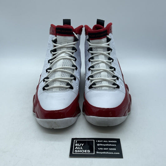 Size 8.5 - Air Jordan 9 Retro Gym Red Black White Leather Suede (302370-160)