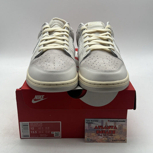 Size 12 - Nike Dunk Low Phantom Suede Leather Grey (HF4297-001)