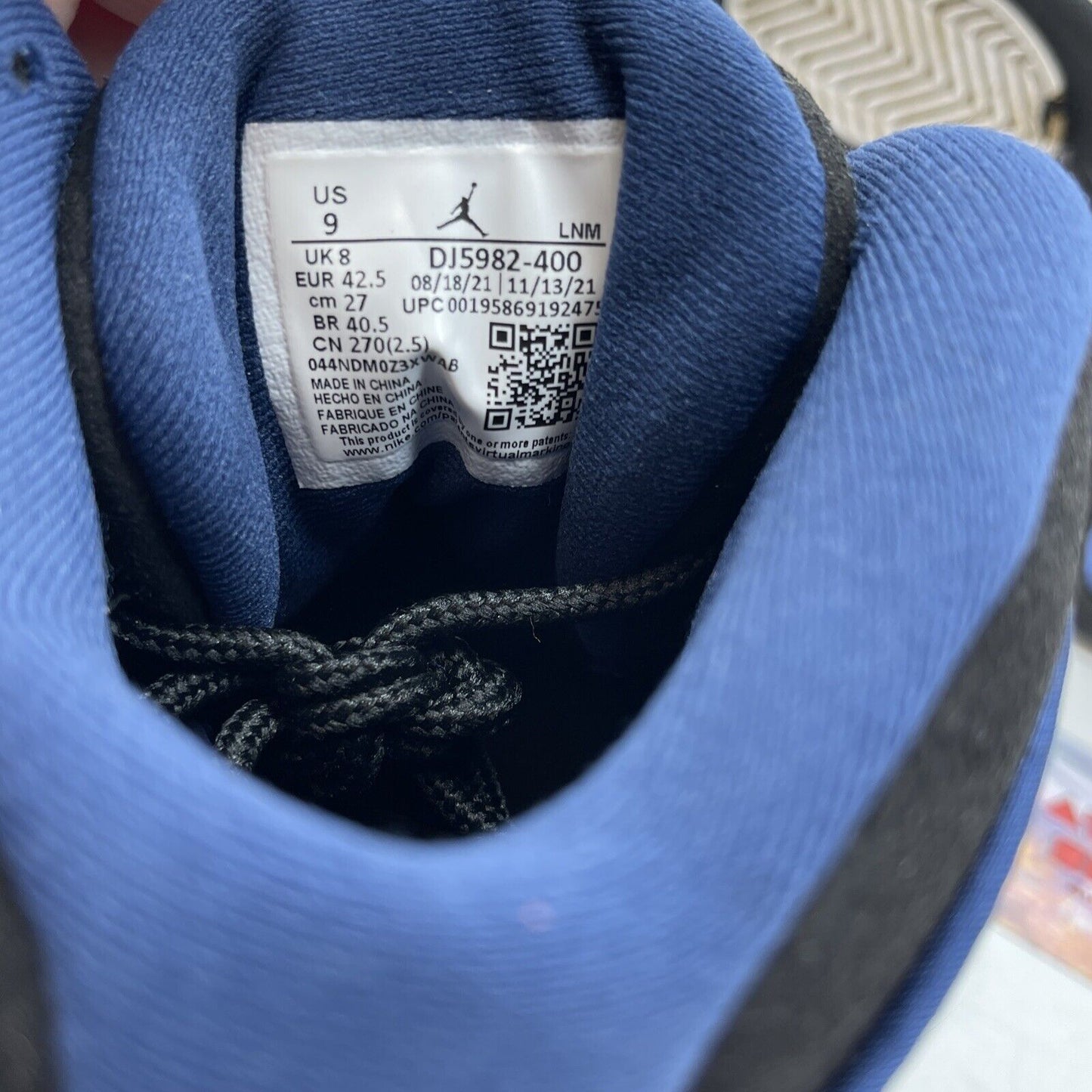 Size 9 - Jordan 13 Navy 2022 Blue Black White Suede Leather (DJ5982-400)