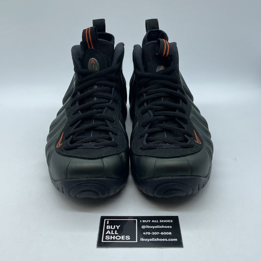 Size 12 - Nike Air Foamposite Pro Sequoia Black Orange Suede (DD1399-106)