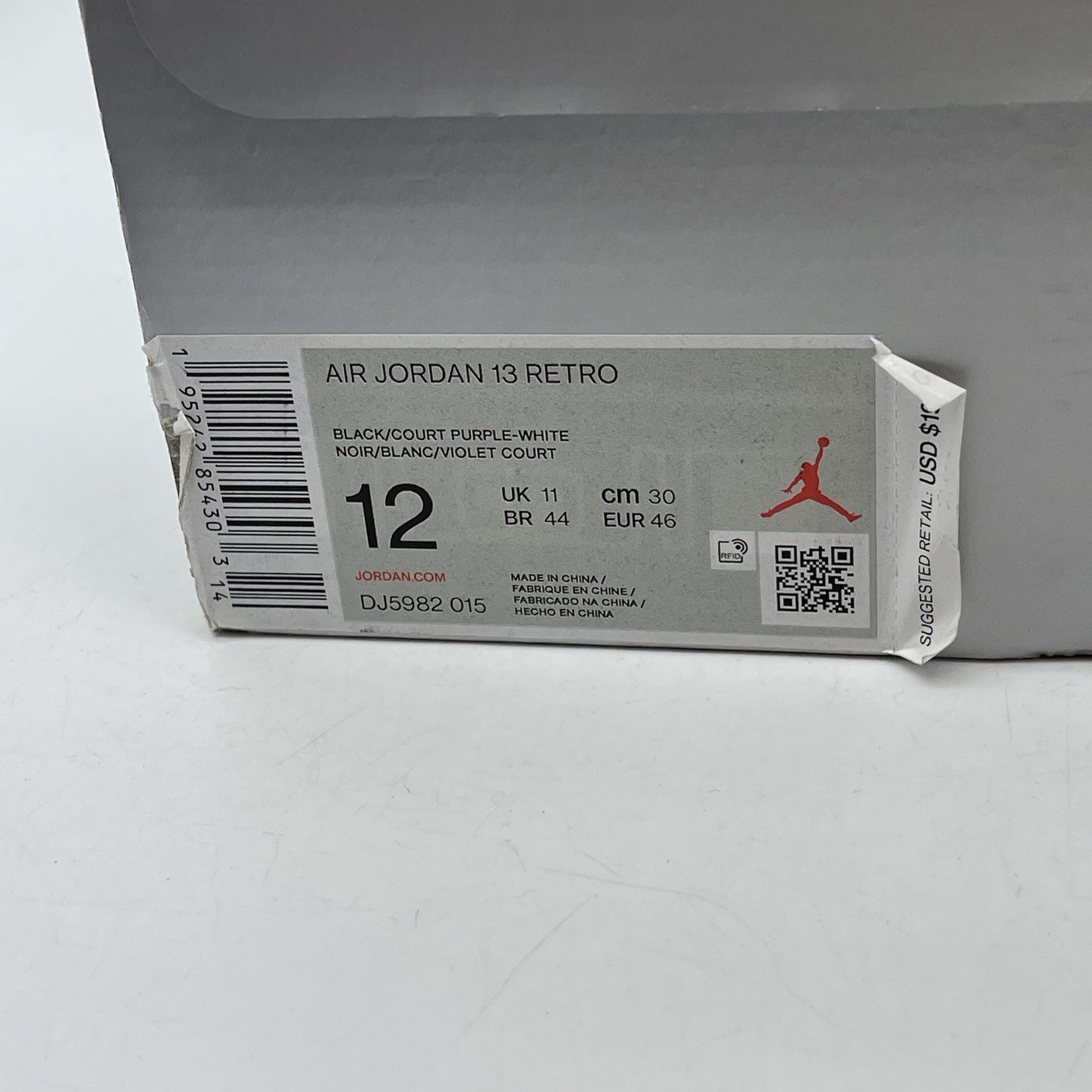 Size 12 - Air Jordan 13 Retro Court Purple (DJ5982-015)