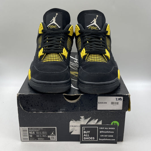 Size 10.5 - Air Jordan 4 Retro Mid Thunder (DH6927-017)