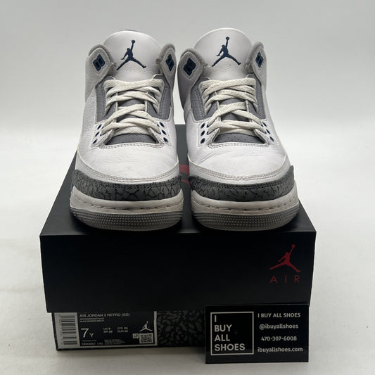 Size 7Y - Air Jordan 3 Retro Midnight Navy (DM0967-140)