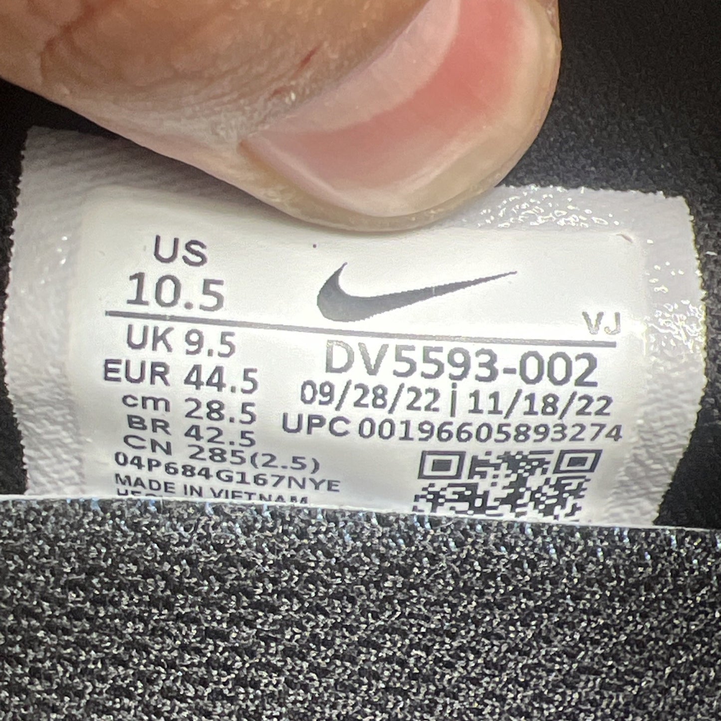 Size 10.5 - Nike Undercover x Moc Flow Black (DV5593-002)