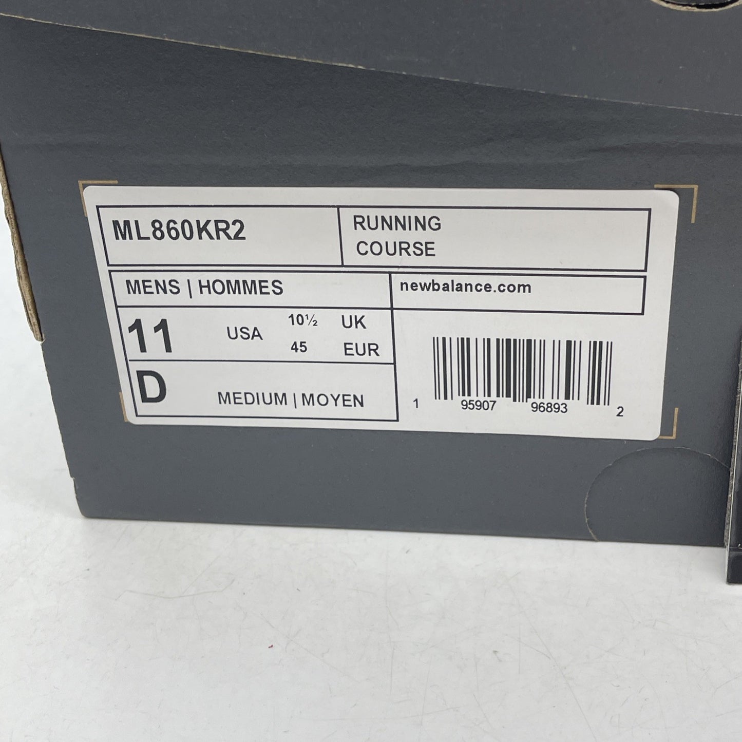 Size 11 - New Balance 860v2 Rain Cloud Magnet (ML860KR2)