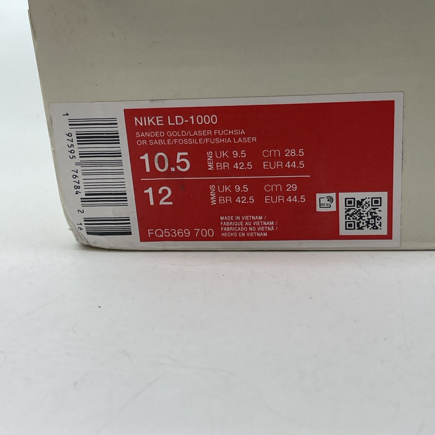 Size 10.5 - Nike Stussy x LD 1000 SP Sanded Gold Pink Yellow (FQ5369-700)
