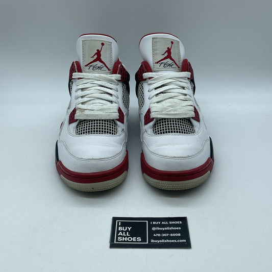 Size 9.5 - Air Jordan 4 Retro Fire Red 2012 (308497-110)