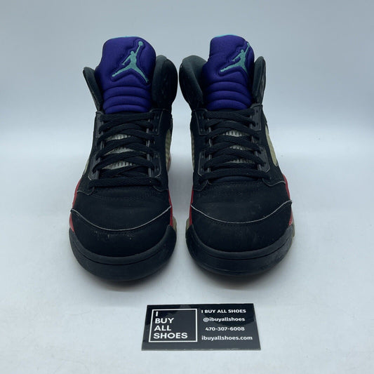 Size 9 - Jordan 5 Retro Top 3 Black Red White Blue Purple Suede (CZ1786-001)