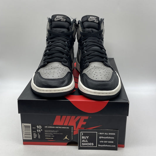 Size 10 - Air Jordan 1 Retro OG High Shadow (555088-013)