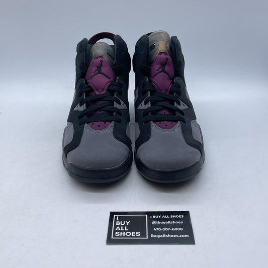 Size 7 - Jordan 6 Bordeaux Black Purple Suede Rubber (384665-063)