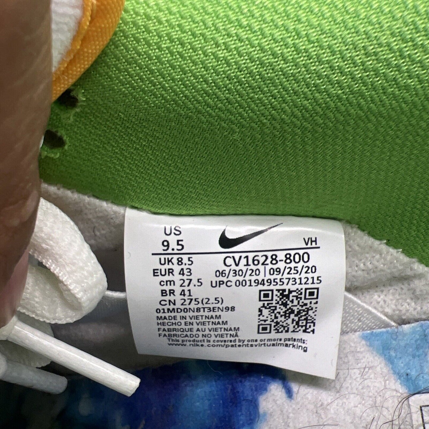 Size 9.5 - Nike SB Dunk Low Street Hawker 2021 Red Yellow Silver (CV1628-800)
