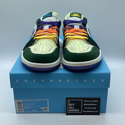 Size 10.5 - Jordan 1 Retro Low OG Doernbecher 2023 Suede Leather (FD9665-351)