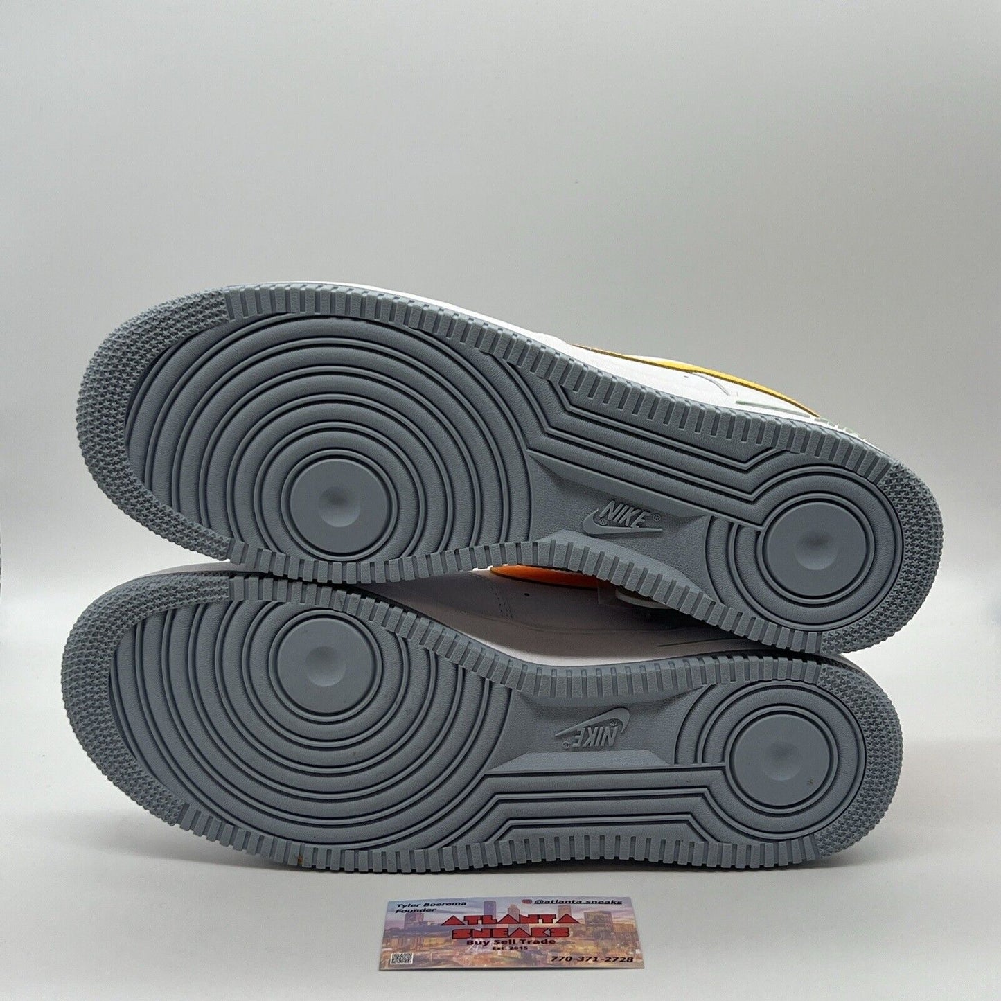 Size 12.5 - Nike Air Force 1 Shadow Be Kind 2020 No Box Brand New Yellow White