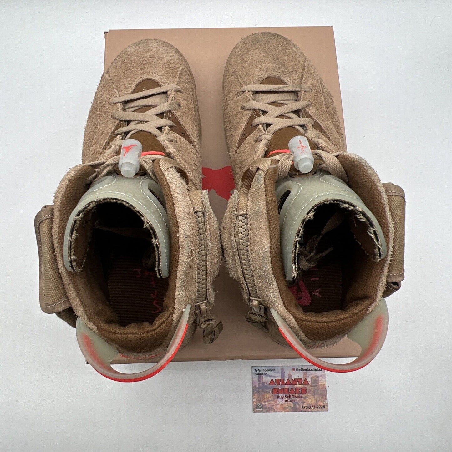 Size 10 - Jordan 6 Retro x Travis Scott Mid British Khaki (DH0690-200)
