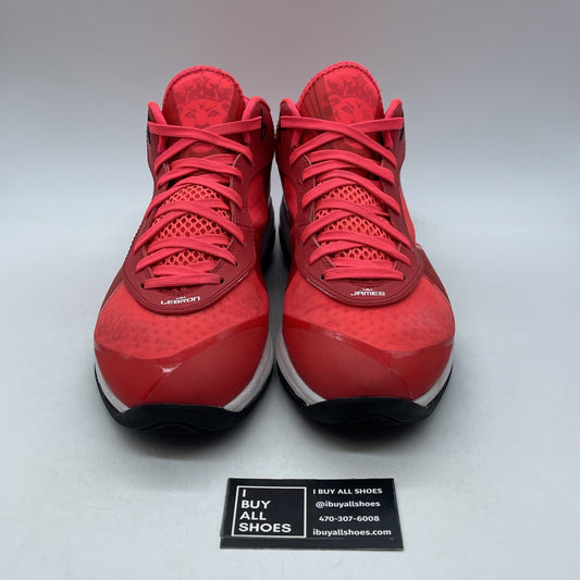 Size 13 - Nike LeBron 8 V/2 Low Solar Red (456849-600)
