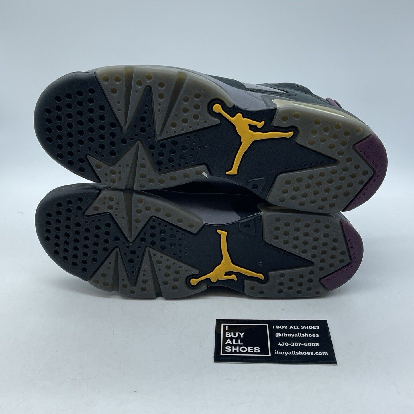 Size 7 - Jordan 6 Bordeaux Black Purple Suede Rubber (384665-063)