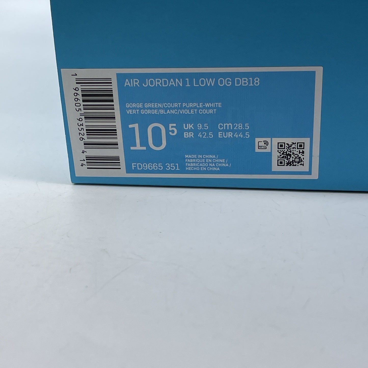 Size 10.5 - Jordan 1 Retro Low OG Doernbecher 2023 Suede Leather (FD9665-351)